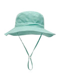 Adjustable Bucket Sun Hat with Chin Strap and Wide Brim for Outdoor Summer Adventures