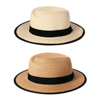 Roll-Up Straw Fedora Hat with Wide Brim for Beach Travel and Everyday Summer Style