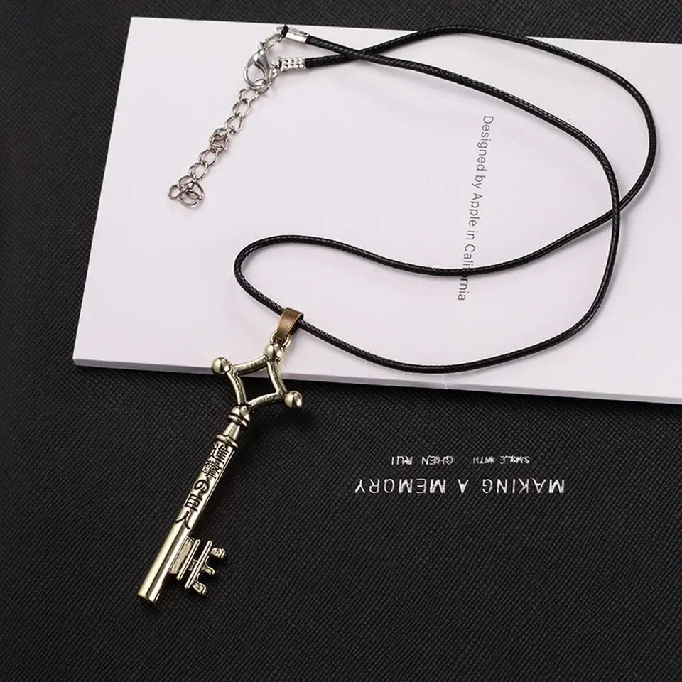 Vintage Skeleton Key Pendant Necklace With Gothic Alternative Statement Appeal