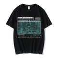 Cyber Data Anime Oversized Manga Goth Streetwear Graphic Tee