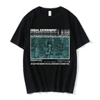 Cyber Data Anime Oversized Manga Goth Streetwear Graphic Tee