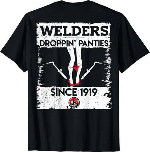 Tradesman Graphic Cotton T-Shirt with Vintage Workshop Inspired Back Artwork
