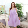 Women's Ice Silk Satin-Look Lace Nightgown, Sleeveless Square-Neck Mini Slip Dress, Lightweight Summer Sleepwear and Loungewear