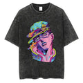 Retro Anime Portrait Streetwear Oversized Vintage Manga Graphic T-Shirt