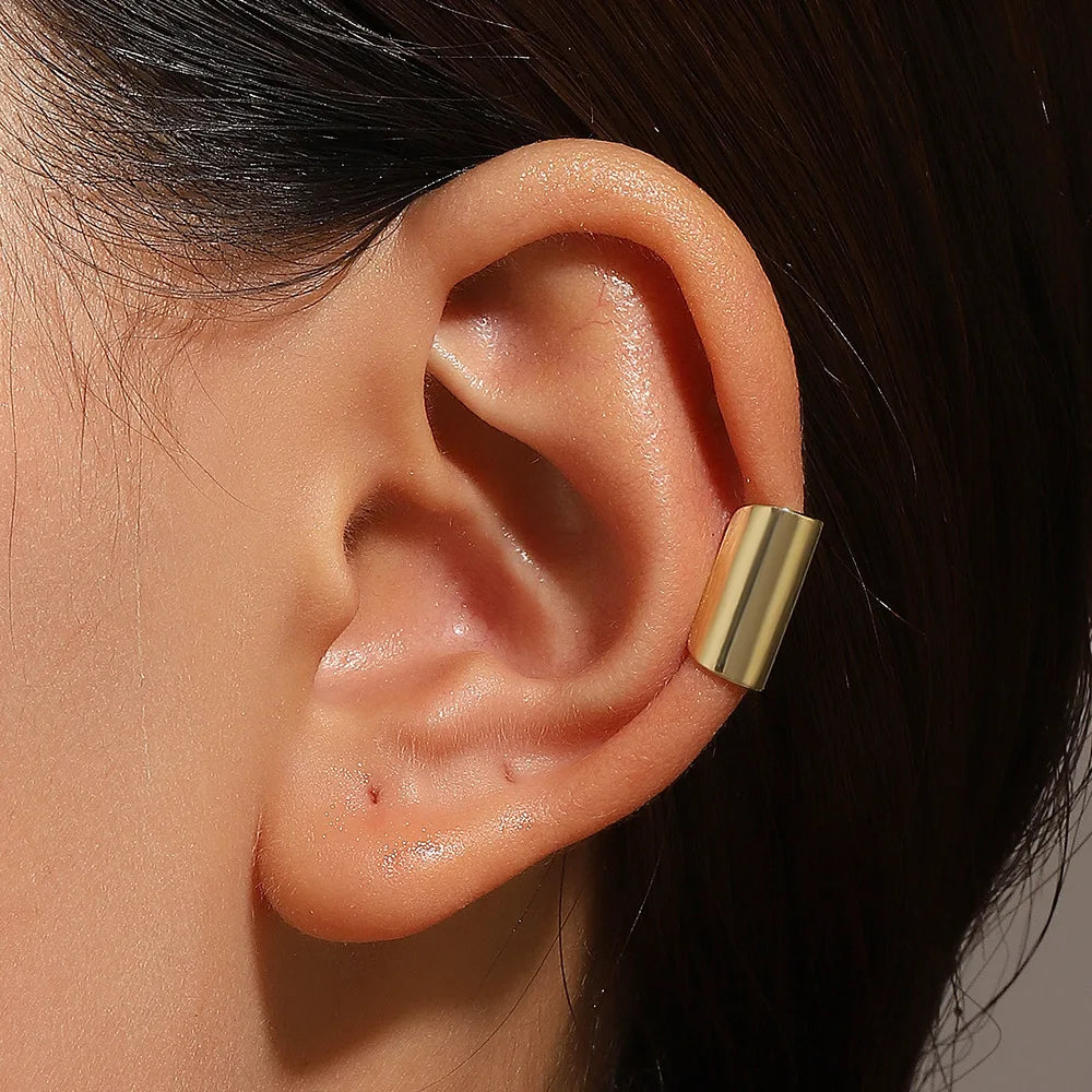 Irregular Geometric Ear Cuff for Punk Alternative Fashion Styling