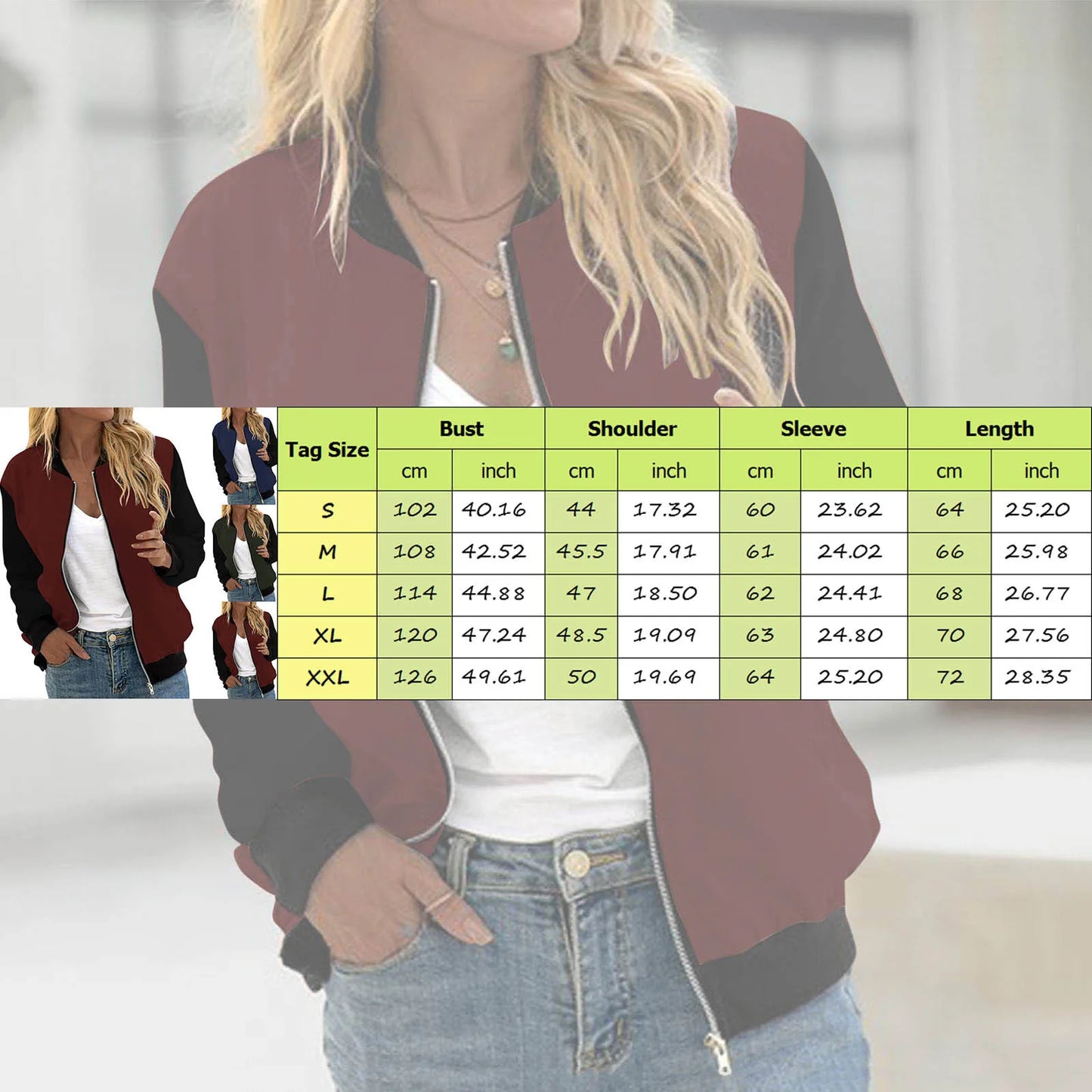 Printed Varsity Inspired Zip Front Streetwear Jacket with Relaxed Fit