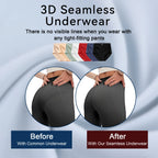 7-Piece Women’s High-Waisted Seamless Briefs Set with Smooth-Looking Stretch Fabric and Assorted Solid Colors