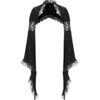 Dark Coquette Velvet Gothic Mini Dress with Alternative Streetwear Details