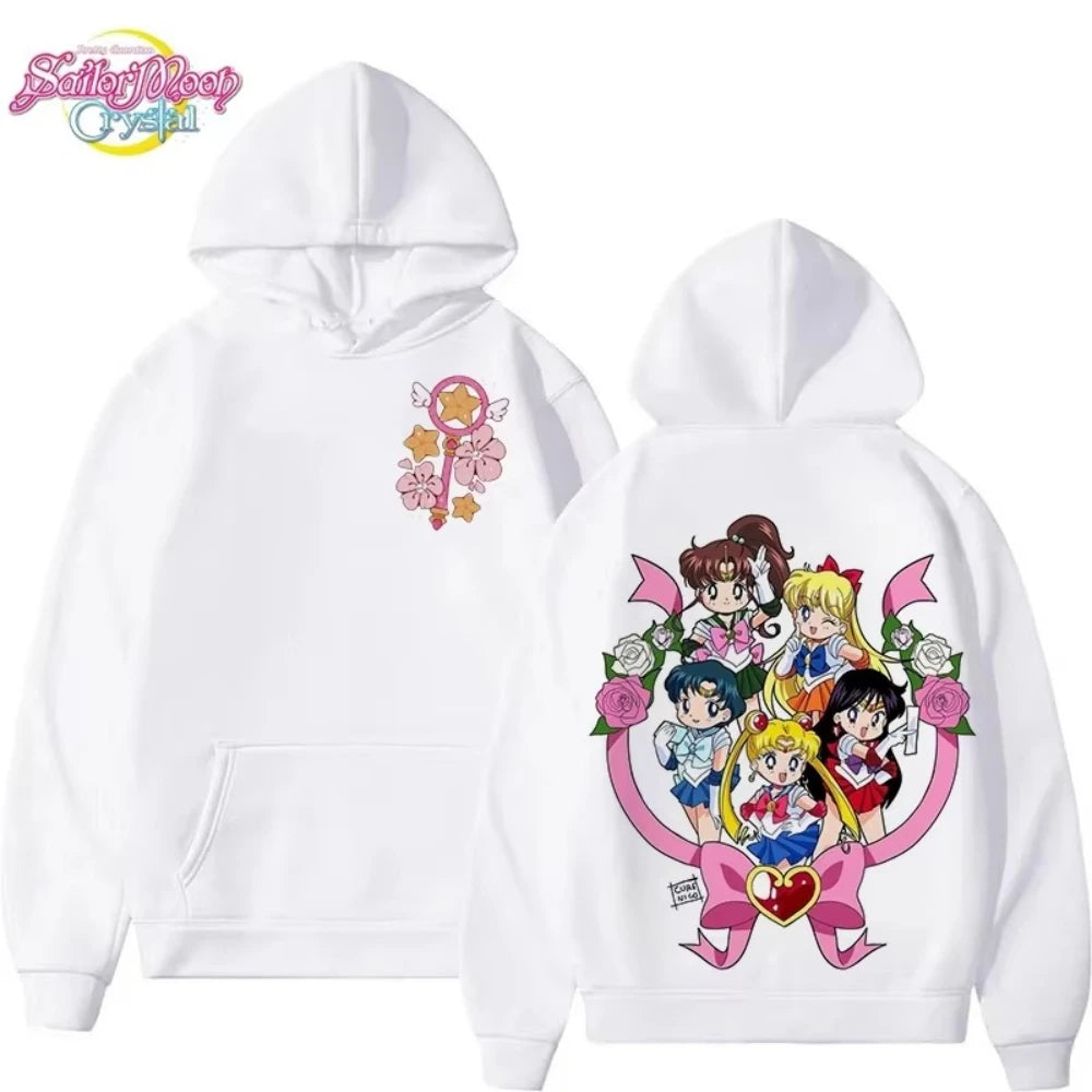 Anime Magical Streetwear Hoodie With Manga Inspired Graphic Artwork