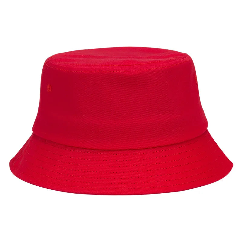 Unisex Cotton Bucket Hat with Classic Dome Design for Casual Summer Everyday Wear