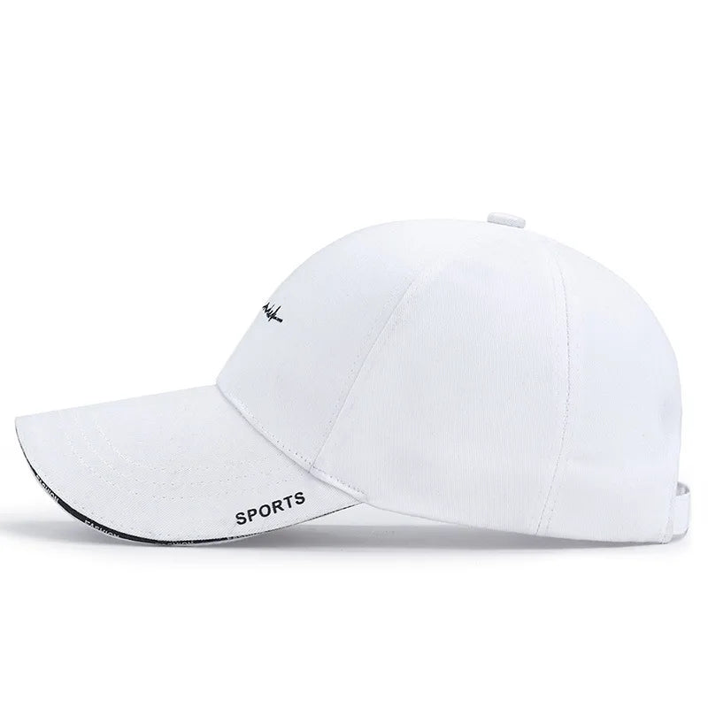 Unisex Adjustable Baseball Cap with Minimal Embroidered Detail for Casual Everyday Streetwear Style