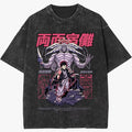 Anime Divine Warrior Manga Graphic Vintage Oversized Streetwear Cotton Tee