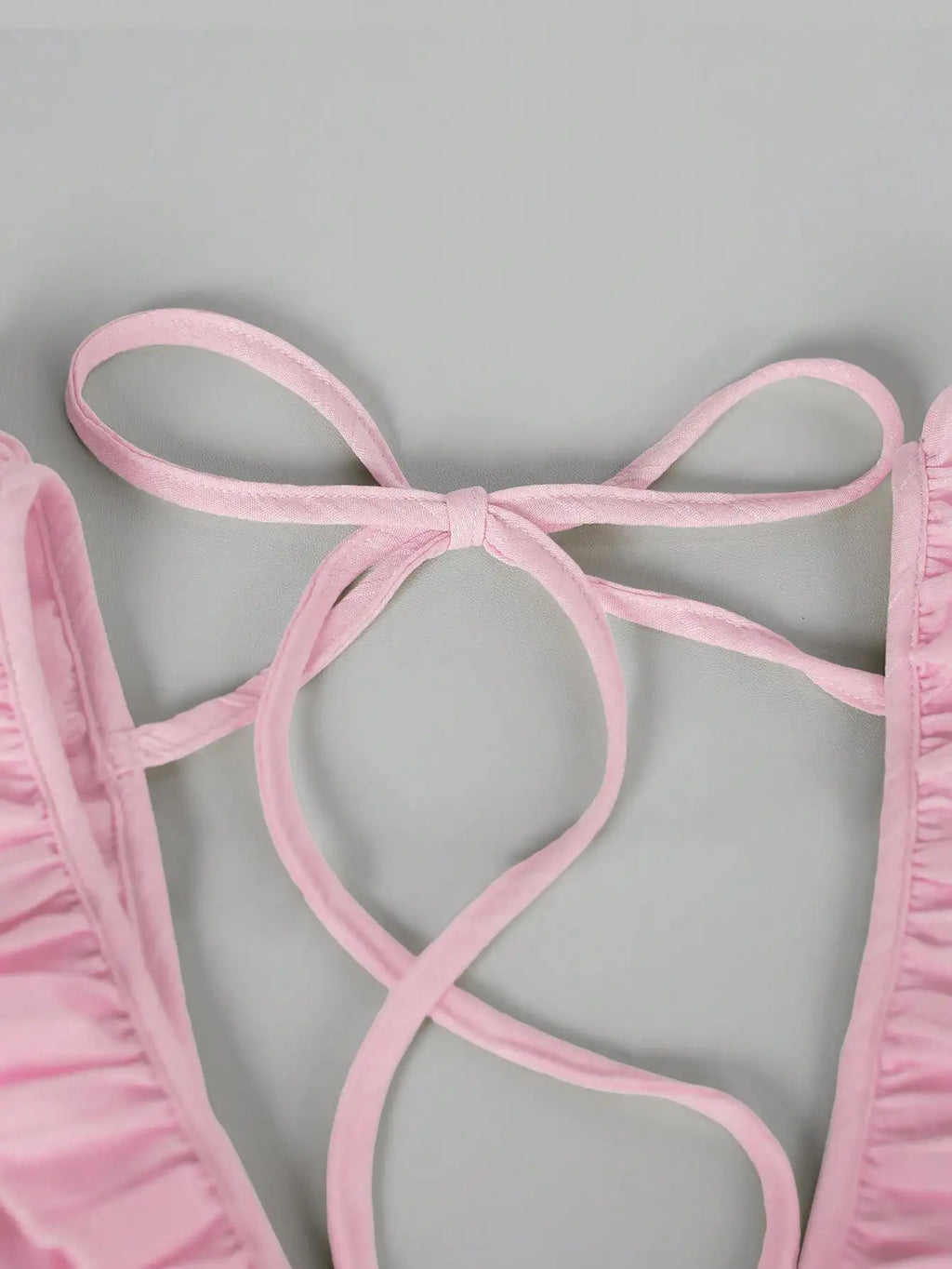Ruffle Strap A-Line Mini Dress with Elastic Waist Summer Vacation Silhouette