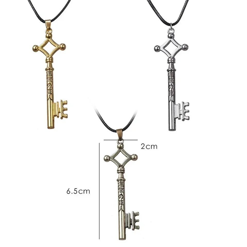 Vintage Skeleton Key Pendant Necklace With Gothic Alternative Statement Appeal