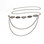 Vintage Heart Chain Waist Belt for Gothic Harajuku Alternative Fashion Looks