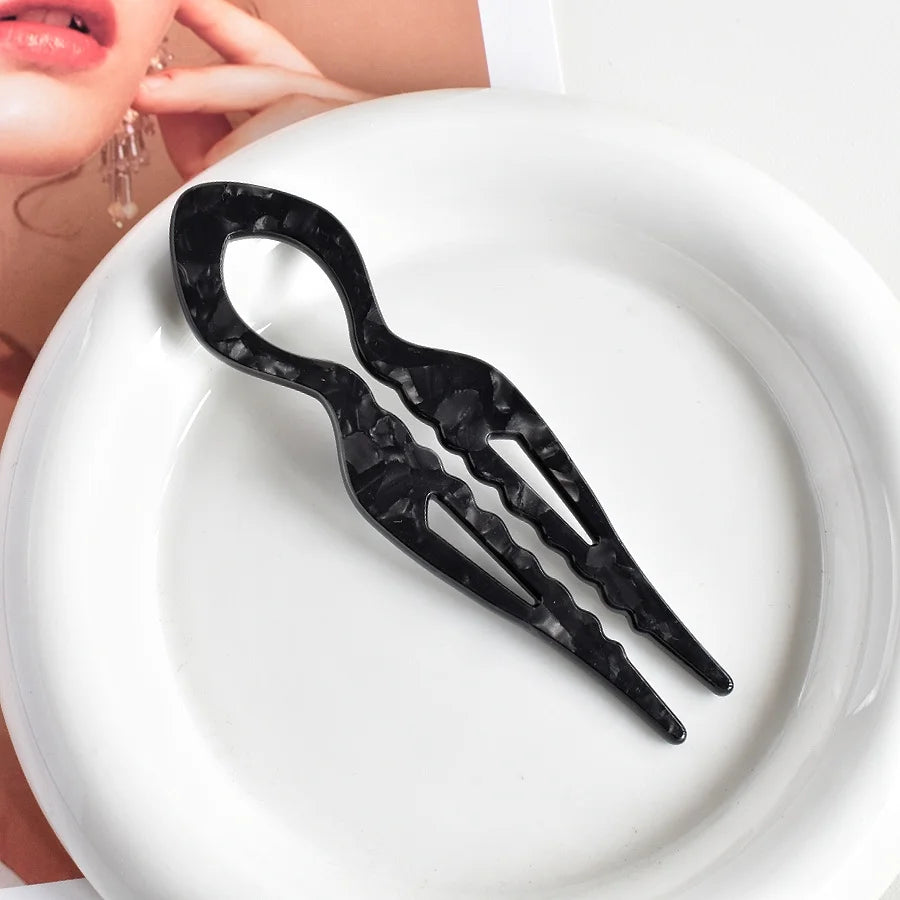 Minimalist French Twist U Shaped Hair Pin for Effortless Chic Updos