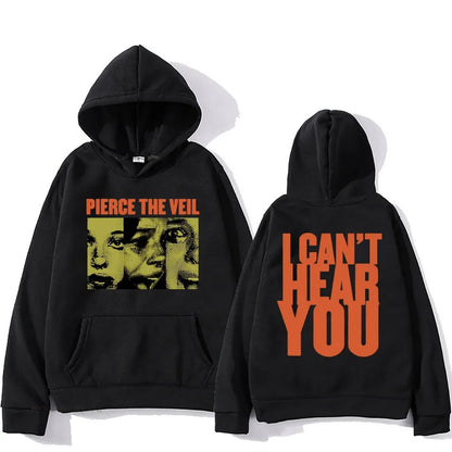 Oversized Tour Inspired Graphic Hoodie with Vintage Streetwear Artwork Design