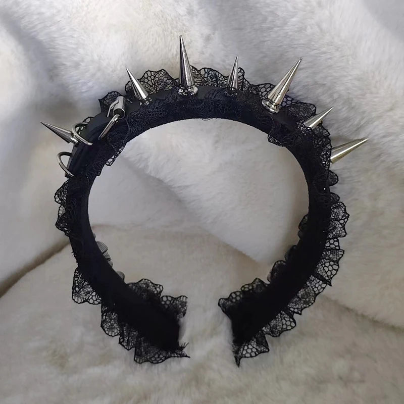 Spike Headband Gothic Punk Statement Alternative Fashion Hair Accessory