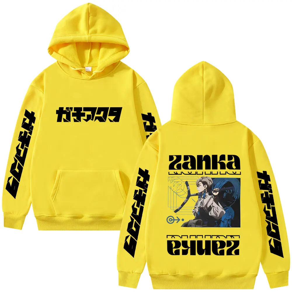 Anime Manga Streetwear Hoodie With Retro Graphic Panel Artwork Design