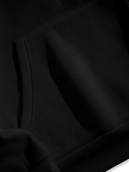 Oversized Anime Streetwear Hoodie with Manga Typography Graphic Design