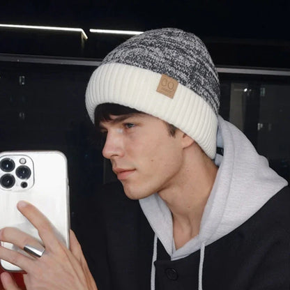 Brimless Ribbed Polyester Knit Beanie for Everyday Winter Casual Streetwear and Travel Comfort