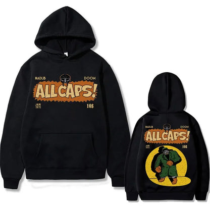 Hip Hop Inspired Graphic Pullover Hoodie for Urban Streetwear and Casual Layering