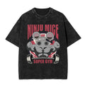 Kawaii Gym Manga Oversized Vintage Streetwear Graphic Casual T-Shirt