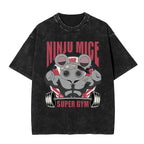 Kawaii Gym Manga Oversized Vintage Streetwear Graphic Casual T-Shirt