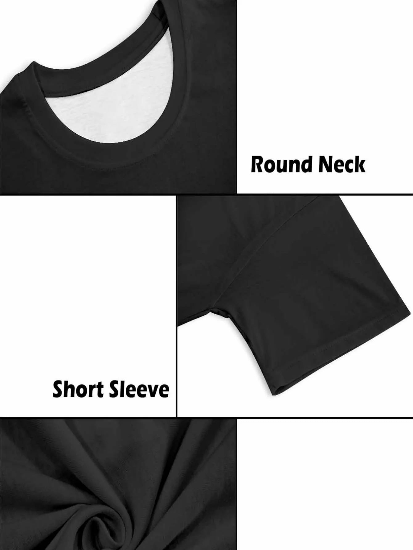 Minimalist Wave Graphic Cotton T-Shirt with Vintage Music-Inspired Streetwear Style