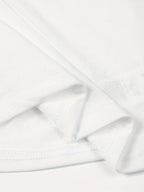 Women's Cropped Graphic T-Shirt for Casual Streetwear Everyday Modern Fashion and Layered Outfits