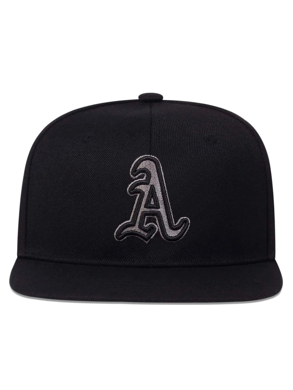 Structured Embroidered Flat Brim Hip Hop Cap for Modern Streetwear and Casual Fashion