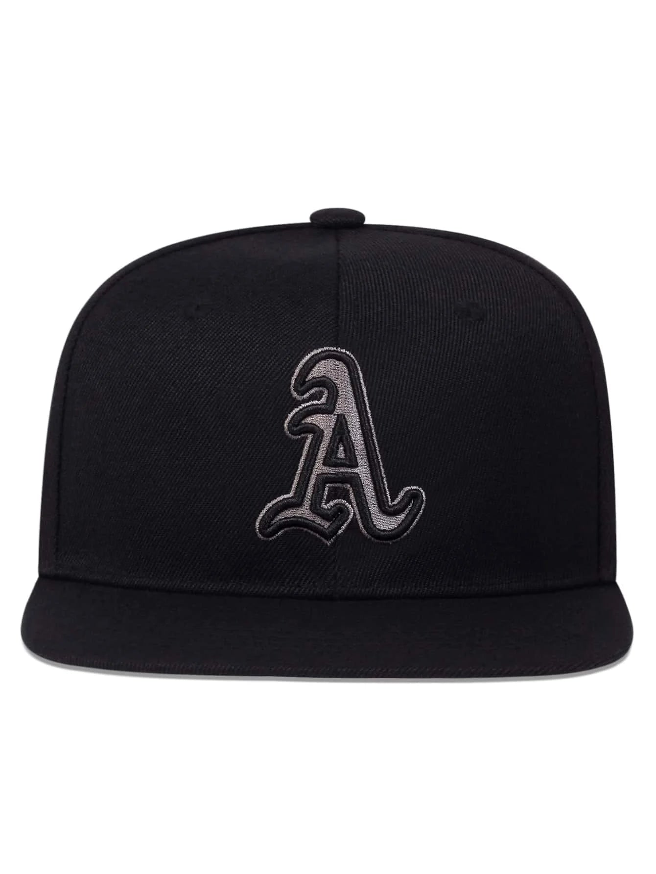 Structured Embroidered Flat Brim Hip Hop Cap for Modern Streetwear and Casual Fashion
