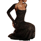 Textured Maxi Dress With Draped Sleeves And Sculpted Silhouette
