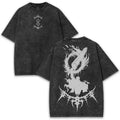Abstract Anime Goth Distressed Oversized Streetwear Graphic Tee