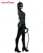 Contemporary Form Fitting High Gloss Faux Leather Jumpsuit With Statement Headwear And Accessories