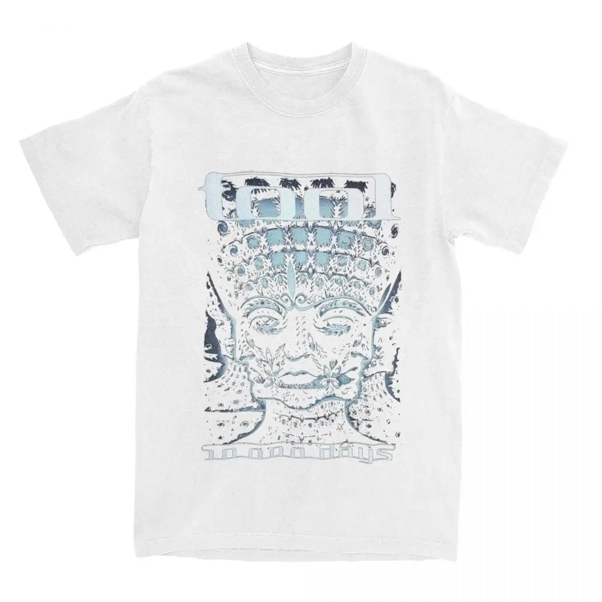Vintage Graphic Streetwear T-Shirt with Ornamental Skull Artwork and Relaxed Fit