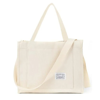 Minimalist Everyday Tote Bag with Wide Shoulder Strap and Spacious Interior