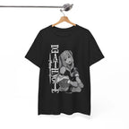Anime-Inspired Gothic Maiden Graphic T-Shirt with Retro Manga Streetwear Aesthetic