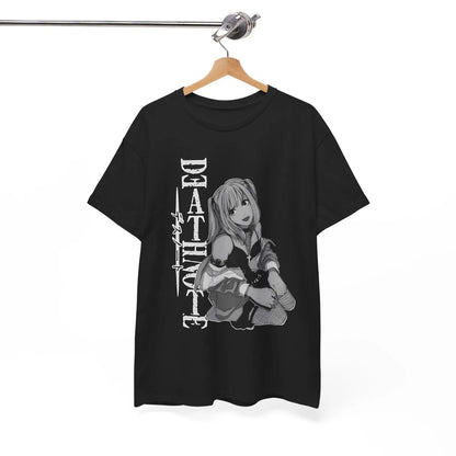 Anime-Inspired Gothic Maiden Graphic T-Shirt with Retro Manga Streetwear Aesthetic