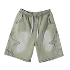 Men's Relaxed Denim Style Casual Shorts with Loose Fit and Everyday Streetwear Appeal
