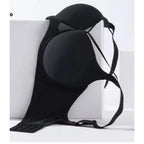 Seamless Smooth Push-Up Bra with Wide Side Support and Adjustable Straps