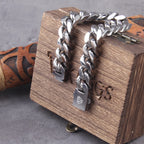Heavy Cuban Link Chain Bracelet for Punk and Alternative Streetwear Styling