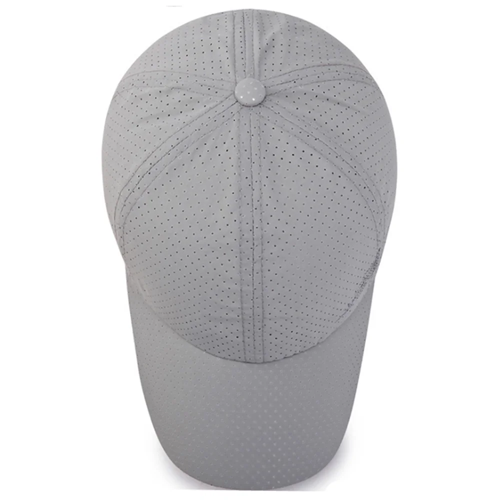 Unisex Quick Dry Baseball Cap with Adjustable Strap for Outdoor Sports and Everyday Wear