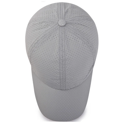 Unisex Quick Dry Baseball Cap with Adjustable Strap for Outdoor Sports and Everyday Wear
