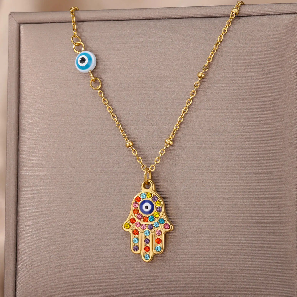 Protective Symbol Pendant Necklace for Bohemian Gothic and Alternative Fashion