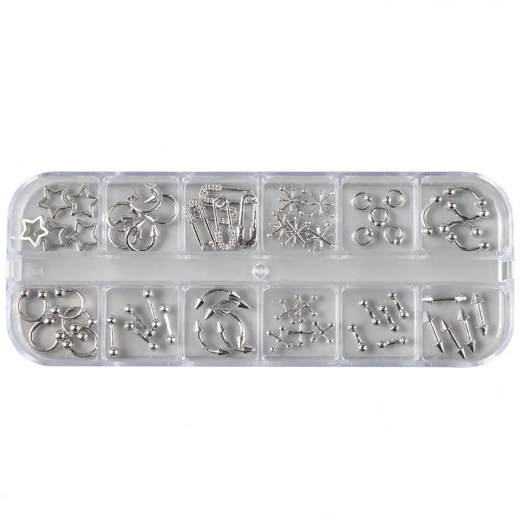 Gothic Cross Nail Art Charms Collection for Alternative Manicure Designs