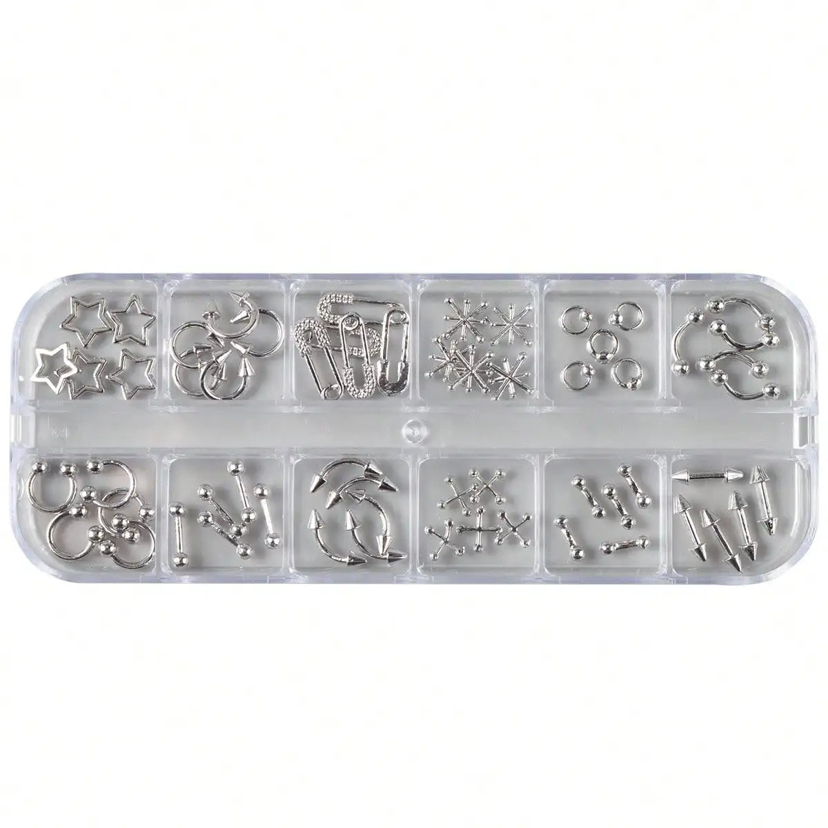 Gothic Cross Nail Art Charms Collection for Alternative Manicure Designs