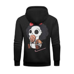 Anime Skull Character Hoodie with Kawaii Streetwear Aesthetic