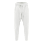 Men's Relaxed Harem Cargo Pants with Cropped Fit and Streetwear Utility Style