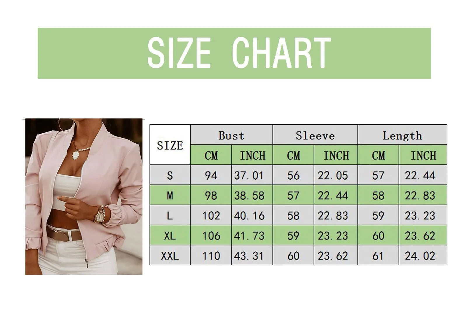 Women's Minimalist Zip-Up Bomber Jacket with Stand Collar Contemporary Casual Streetwear Style